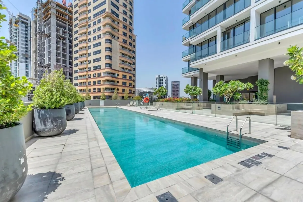 Waves - Rustic Chic 1 Bedroom Retreat In Vibrant Jvc Dubai 0*,